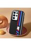 Samsung Galaxy S24 Ultra Compatible Black Silicone Case with Shock-Absorbing Camera Protections Bmw Patterned - 2