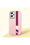 Redmi Note 12 5g Compatible Shock-Absorbing Camera Protected Pink Silicone Case Bmw Patterned