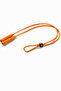 Adjustable Letter Detailed Silicone Glasses Strap / Glasses Cord Orange