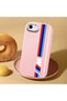 Pink Silicone Case with Shock-Absorbing Camera Protections Compatible with iPhone 7/8/Se 2020 2022 Bmw Patterned - 3