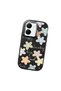 Vivo Y77T/Y78M Compatible Shock-Absorbing Camera Protected Black Silicone Case Floral Print - 3