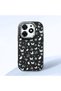 Tecno Spark 10 Pro(Ki7) Compatible Shock-Absorbing Camera Protected Black Silicone Case Butterfly Patterned