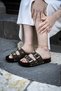 Women's Double Buckled Comfortable Sole with Butterfly Accessories Daily Summer Wear Slipper - 4