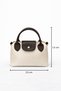 Cream Brown Detailed Vera Model Women's Crossbody Bag and Clutch Bag - 2