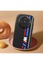 Vivo X300 Compatible Shock-Absorbing Camera Protected Black Silicone Case Bmw Patterned - 2