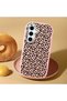 Samsung Galaxy S24 Fe Compatible Shock-Absorbing Camera Protected Pink Silicone Case Leopard Printed I - 2