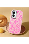 Vivo Y16/Y02S Compatible Shock-Absorbing Camera Protected Pink Silicone Case Leopard Printed I - 2