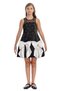 Girl's Pearl Ribbon Detailed Birthday - Party - Graduation Dress 8-15 Years 36110Pr-Black - 2