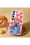 Samsung Galaxy A05S Compatible Shock-Absorbing Camera Protected Pink Silicone Case Stitch Patterned - 2