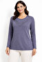 New Pattern Stone Embroidered Round Neck L Stretch Fabric Mother Combed Cotton Blouse 6670 - 4