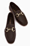 Rian Genuine Leather Coffee Buckled Women Ballet Flats - 4