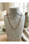 Rodonite Natural Stone 4mm Handmade Necklace - 2