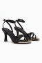 Jessy Black Ankle Length Buckled Women's Heeled Shoes - 3