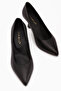 Clarry Genuine Leather Black Women Heeled Shoes - 5