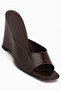Lamis Kahve Wedge Heel Pack Women Slipper