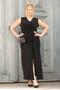 Plus Size Crystal Stone Detailed Glittery Dress - 7