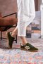 Shen Women's Lace-Up Shoes Genuine Leather Sneakers Khaki Suede - 7