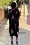 Black Fish Shirt Dress - 3