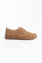 Montivo Women's Lace-Up Shoes Genuine Leather Loafers Tan Suede