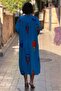Bodrum Blue Fish Shirt Dress - 3
