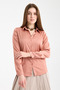 Women's Satin Shirt Long Sleeve Classic Chic Office Daily Shiny Fabric Buttoned Basic Shirt - 3