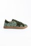 Syndra Women's Genuine Leather Sneakers Khaki Glitter/Khaki Suede