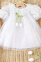 Relief Rose Tulip Detailed Buckle Gifted Girls' Special Day and Birthday Dress - 3