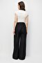 4788 Women's Wide Cut Elastic Parachute Palazzo Pants Black - 7