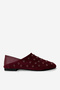 Women's Stoned Comfortable Suede Ballet Flats Casi - 3