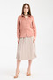 Women's Satin Shirt Long Sleeve Classic Chic Office Daily Shiny Fabric Buttoned Basic Shirt - 7