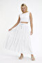 Muslin Skirt - Long Flared Skirt - 2160