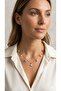 Gold Color Plated Chain Necklace with Star Figure