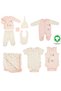100% Cotton Organic Cotton Piece 9-Piece Baby Hospital Discharge Set - Bodysuit, Overalls, Blanket Gift Set - 2