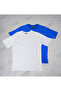 Men's 2-Pack T-Shirt 100% Cotton Comfort Fit Basic White- Cobalt Blue T-Shirt