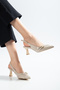 New Season Capsule Detailed Women's Heeled Shoes Stylish and Comfortable Z009 - 2