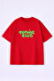 Oversized T-Shirt Unisex 100% Cotton Pack Comfortable Fit Tennis Club B Printed T-Shirt - 2