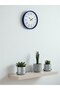 36 cm Navy Blue Roman Numeral Wall Clock - 2