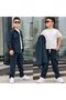 Bayramlik Boy's 3-Piece Set Tissue Shirt T-Shirt Cargo Pants Stylish Combination - 4