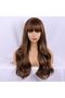 Wig Long Curly Wig With Bangs High Synthetic Heat Resistant,Curly for Women Girls Fashion - 2