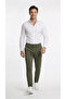 Men's Khaki Color Quality Pants Stretchy Stretch Fabric Ankle-Length Jogger Pants Woven Back Pocketed