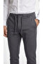 Men's Smoked Color Quality Pants Stretchy Stretch Fabric Ankle-Length Jogger Pants Woven Back Pocketed - 3