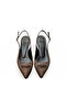 Women's Satin Mid Heel Stiletto Buckled - 5
