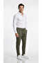 Men's Khaki Color Quality Pants Stretchy Stretch Fabric Ankle-Length Jogger Pants Woven Back Pocketed - 4
