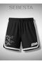 Super  Printed Premium Jarse Piped Sportsman Shorts