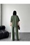 Modal Fabric Striped Detail Comfortable Fit Two-Piece Tracksuit Set - 3