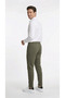 Men's Khaki Color Quality Pants Stretchy Stretch Fabric Ankle-Length Jogger Pants Woven Back Pocketed - 7