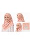 Strawberry Heart Young Girl Child Women Cotton Piece Scarf Headscarf Daily Prayer Prayer Course - 2