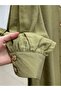 Datga Tie-Detail Slit Modal Tunic-Zş1000 Oil Green - 4