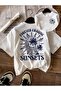 Sun Model New Season Printed Fabric Oversized Tshirt - 3