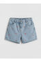 Timeless Clothing & Timeless Choices Girls' Embroidered Jean Shorts with Drawstring Waist - 2